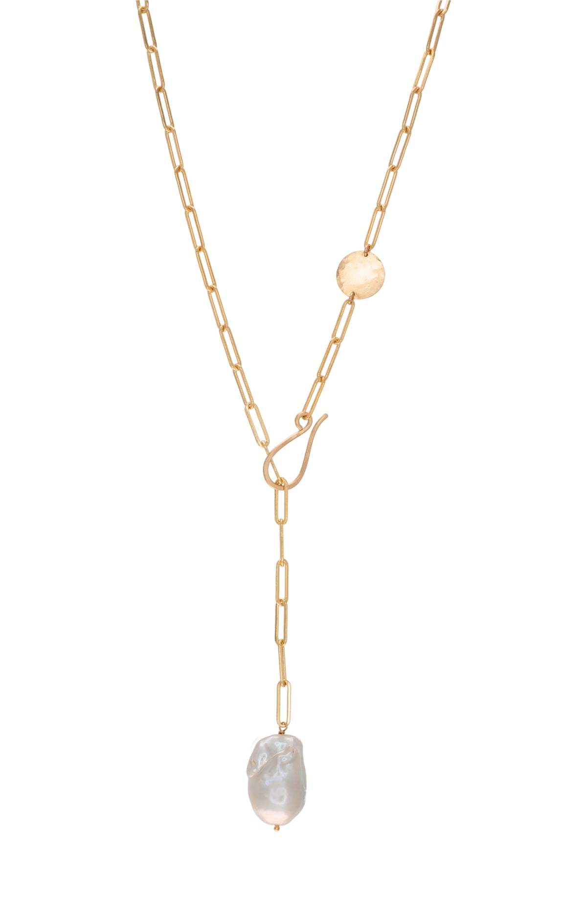 Veda Baroque Pearl Lariat