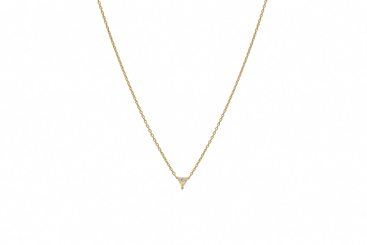 Solo Diamond Necklace - Albisia Jewelry